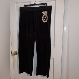 Juicy Couture Velour Sweatpants - Black Size L
